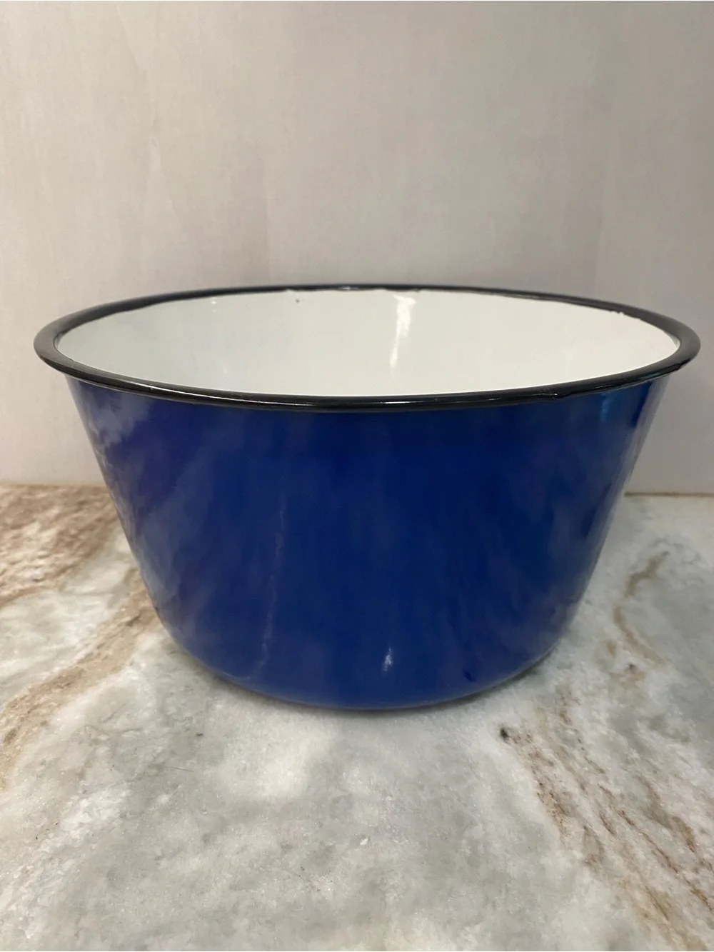 Vintage Old Navy Pop Art Enamel Spaghetti Bowl